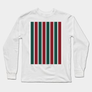 Fluminense Classic Red and Green Stripes Long Sleeve T-Shirt